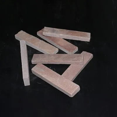 Ziegelfurnier aus rotem Natursandstein JRST-034