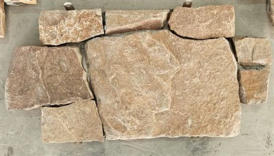 Warme rostige Natursteinmauer JRDC-067